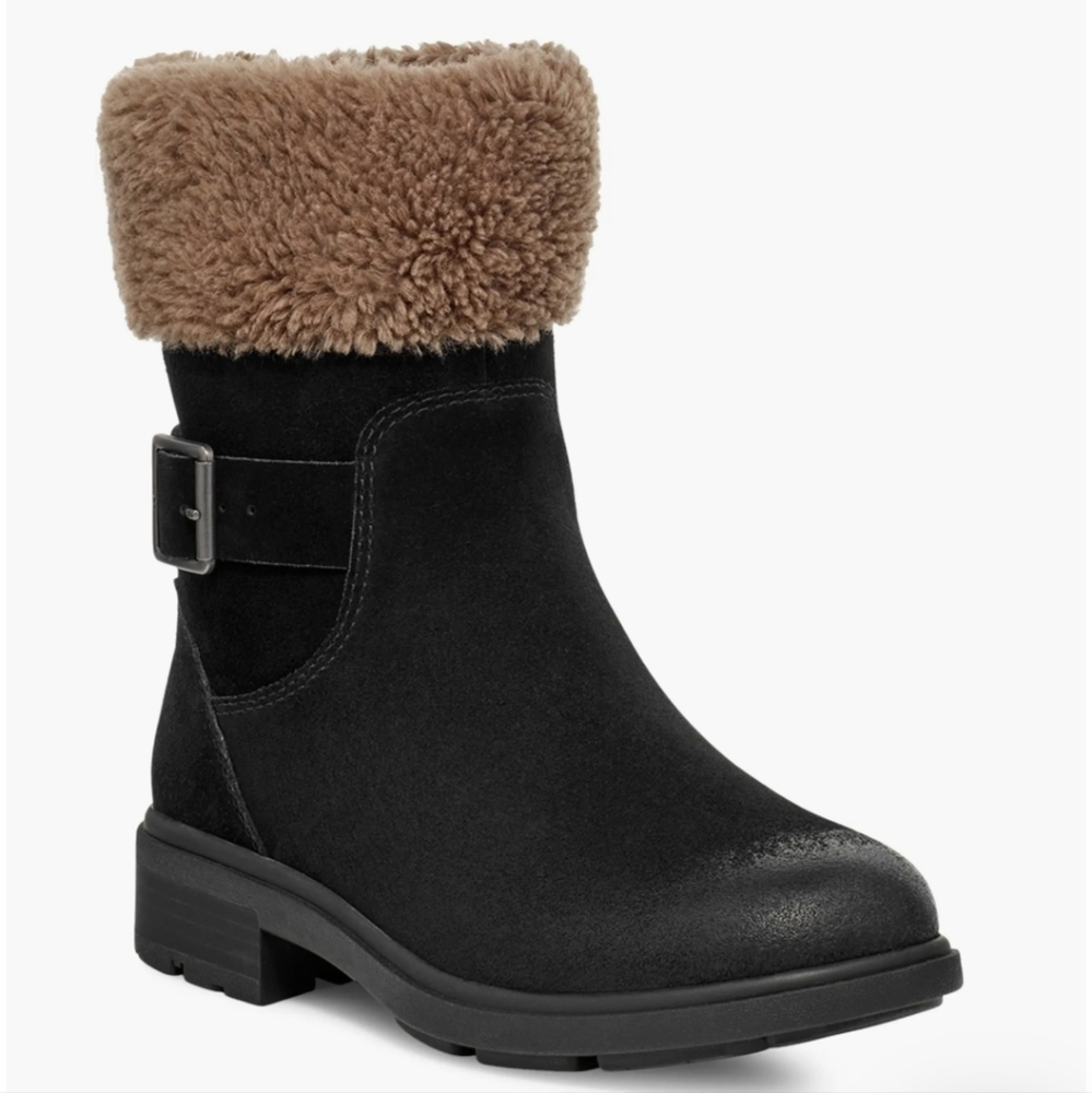UGG Black and Brown Ankle Boots